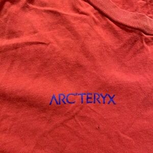 Arc Teryx Red Graphic T Shirt Skeleton Print Short Sleeve Crew Neck Mens L
